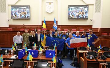 Депутати Київради у режимі онлайн взяли участь у засіданні разом із депутатами Ради міста Кракова