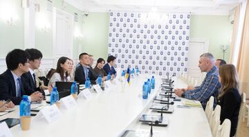 Під час зустрічі з делегацією Японського агентства міжнародного співробітництва JICA. Фото: пресслужба мера