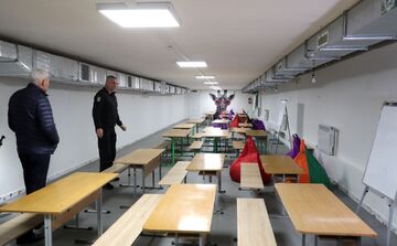 У сховищі можна проводити повноцінні уроки. Фото: пресслужба мера