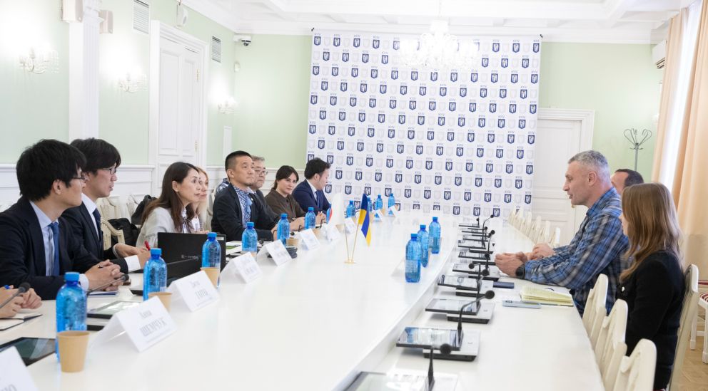 Під час зустрічі з делегацією Японського агентства міжнародного співробітництва JICA. Фото: пресслужба мера